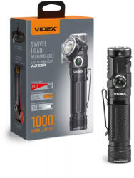 Videx Újratölthető akkumulátoros hordozható fej- és zseblámpa 5000K Videx (LEDM VLF A232R)