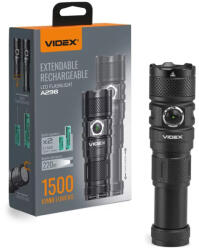 Videx Újratölthető akkumulátoros hordozható zseblámpa 5000K Videx (LEDM VLF A298)