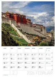 LIZZY CARD Falinaptár LIZZY CARD A/4 álló A világ csodái 2026. 21699 (21699)