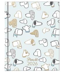 PLANALL Határidőnapló PLANALL Mini A/6 heti keményfedelű aranyozott Good boy 2026. 21565 (21565)