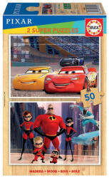 Educa Puzzle 2x50 db-os Fa Verdák és Hihetetlen család (185982) (185982)