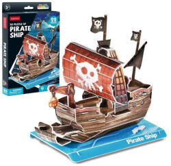 CubicFun 3D puzzle mini kalózhajó 22 db-os