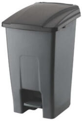 Planet Szemetes kuka pedálos műanyag 50 literes antracit/fekete UP227-216