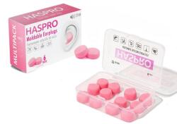 Haspro MOLD 6P Dopuri de urechi mulate roz - 6 perechi