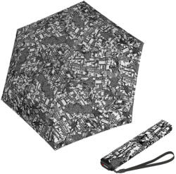 Knirps US. 050 ultra light slim kézi történet fekete - könnyű női összecsukható lapos esernyő 9500508814 (9500508814)