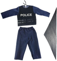 PC Rendőr Ruha Jelmez Szett Bilincs+ Pisztoly+Céltábla S, M, L (STC088)