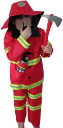  Tűzoltó jelmez kiegészitőkkel (SC237)