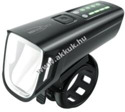 Ansmann LED első lámpa 100Lux StVZO engedélyezett újratölthető 18500 Li-Ion univerzális tartó