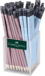 Faber-Castell Creion grafit HB cu guma GRIP 2001 cutie plastic 72 buc; rose-sky blue FABER CASTELL (FC217270)