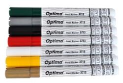 Optima Marker cu vopsea Optima Paint 3713, varf rotund 2.0mm, grosime scriere 1.2mm (OP-371312)