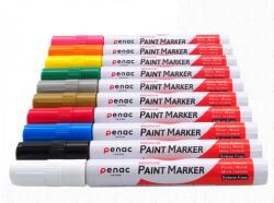 PENAC Marker cu vopsea PENAC, rezistent la temperaturi inalte, varf rotund, grosime scriere 2-4mm (P-OT0140)