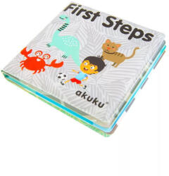 AKUKU Fürdőskönyv First Steps - csipogóval