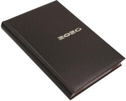 Realsystem Határidőnapló Carbon A/5, napi fehér lapokkal acél Realsystem 2026 - delfinbuvar