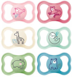 MAM Játszócumi Air, megújult! szilikon lapított (méret: 2) 6+ hó - perfectlife