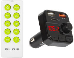 BLOW USB FM adó + 3, 1 A-es töltő