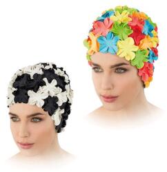 Fashy 3191 női gumi úszósapka virágokkal (4008339070776)