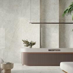 Alaplana Gresie tip placa Alaplana Maxitech Taj Mahal Cream RC Rectificata Lucioasa 120x280 cm grosime 6 mm