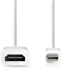 Nedis kábel CCGB37650WT02 mini displayport dugó - HDMI aljzat adapter (CCGB37650WT02)