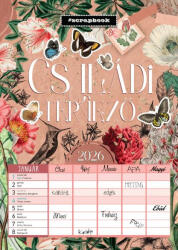  Lizzy Calendar Anyu Tervezője B/4 Scrapbook Style Spirál 2026 (LC21684)