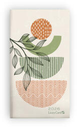 Lizzy Calendar Zsebnaptár Álló Abstract 2026 (LC21719)