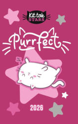 Lizzy Calendar Zsebnaptár Álló Kittok Purrfect 2026 (LC21704)