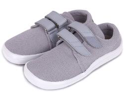 Beda Gyerek barefoot légáteresztő tépőzáras tornacipő Beda, szürke gyermek méretek 37