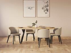 Viko design Összecsukható étkezőasztal kerek ST artisan nagyméretű (VK0035-2025)