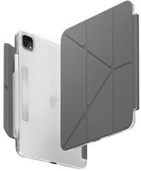 Uniq Apple iPad Pro 11 (2024 / 2025), mappa tok, Apple Pencil tartóval, mágneses záródás, Origami Smart Case, Uniq Camden, szürke (UNIQ-PDP11(2024)-CAMRGRY)