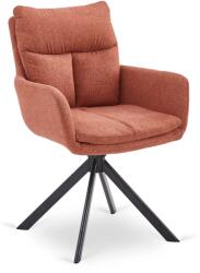 Klubfotel Forgatható étkezőszék PAUL, terrakotta
