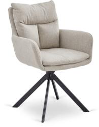 Klubfotel Forgatható étkezőszék PAUL, bézs