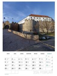 Lizzycalendar Falinaptár LIZZYCALENDAR B/4 álló spirálozott Magyar várak és kastélyok 2027 (7540226003) - fotoland