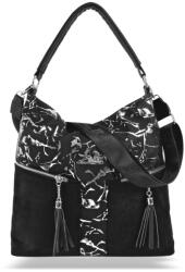  Zellia Női Válltáska 21052 Fekete - Leaf - (24024181)