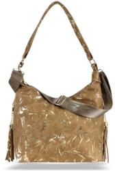 Zellia Női Válltáska Zlb251 Camel - Leaf - (43343997)