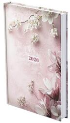 TopTimer Határidőnapló TOPTIMER Joy J021 A/5 napi fehér lapos Fátyolvirág UV 2026 (T021J-215) - fotoland