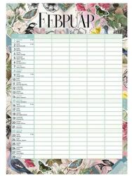Lizzycalendar Falinaptár LIZZYCALENDAR B/4 álló spirálozott Anyu tervezője scarpbook style 2027 (7540226005) - fotoland