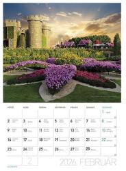 Lizzy card Falinaptár LIZZY CARD A/4 álló Díszkertek 2026 (21698) - fotoland