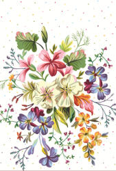 Pol-Mak Virág Delicate Flowers papír asztalterítő 120x180 cm (PKK052840)