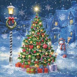 POL-MAK Karácsony Xmas Eve szalvéta 20 db-os 33x33 cm (PKK033788)