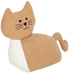  Macskás szövet ajtókitámasztó, barna, 1, 3 kg (LH338-B)