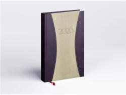 Realsystem Határidőnapló Prémium A B/5, heti krémszínű lapokkal drapp Realsystem 2026 (9612-77) - iroda-ellatas