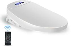 LANDUN Capac WC cu functie de bideu model lung 49-52 cm, cu spalare, uscare, incalzire colac, lumina UV, control din telecomanda (WC403L)