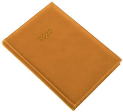 Realsystem Határidőnapló Bolero P B/5 heti krémszínű lapokkal mustár Realsystem 2026 (5612-49) - iroda-ellatas