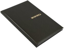 Realsystem Határidőnapló Carbon B/5, heti fehér lapokkal bronz Realsystem 2026 - suplix