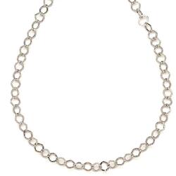 R. M. ékszer Orvosi acél ezüstszínű kör lánc 45 cm (000460)