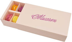 12 részes macaron doboz - Barack színű