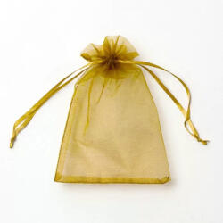  3 darabos organza tasak, zacskó - Nagy - Arany
