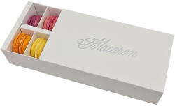  12 részes macaron doboz - Fehér színű
