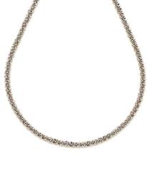 R. M. ékszer Orvosi acél ezüstszínű finom szövésű lánc 45 cm (000469)