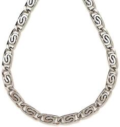 R. M. ékszer Orvosi acél ezüstszínű mintás lánc 45 cm (000459)