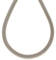 R. M. ékszer Orvosi acél ezüstszínű fonott lánc 45 cm (000457)